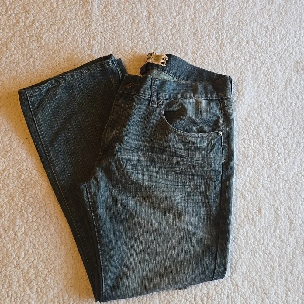 Vintage Y2K G-Net Men's Denim Distressed Straight Leg Jeans Sz.40x32